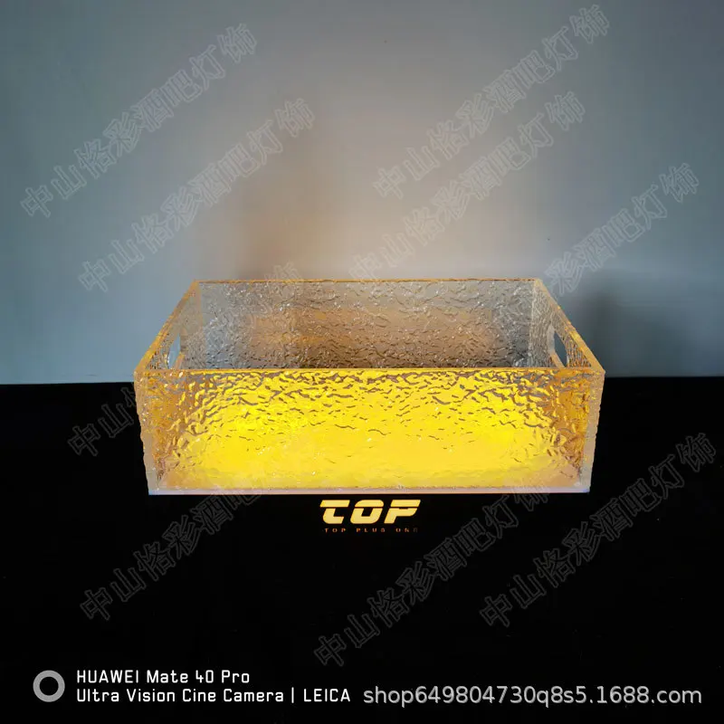 

LED ingot ice bucket acrylic champagne beer frame ice KTV beer