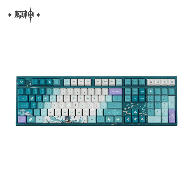 Game Genshin Impact Official Genuine Product Xiao Vigilant Yaksha Theme Keyboard Halloween Christmas DIY Gifts Cosplay Ornatment