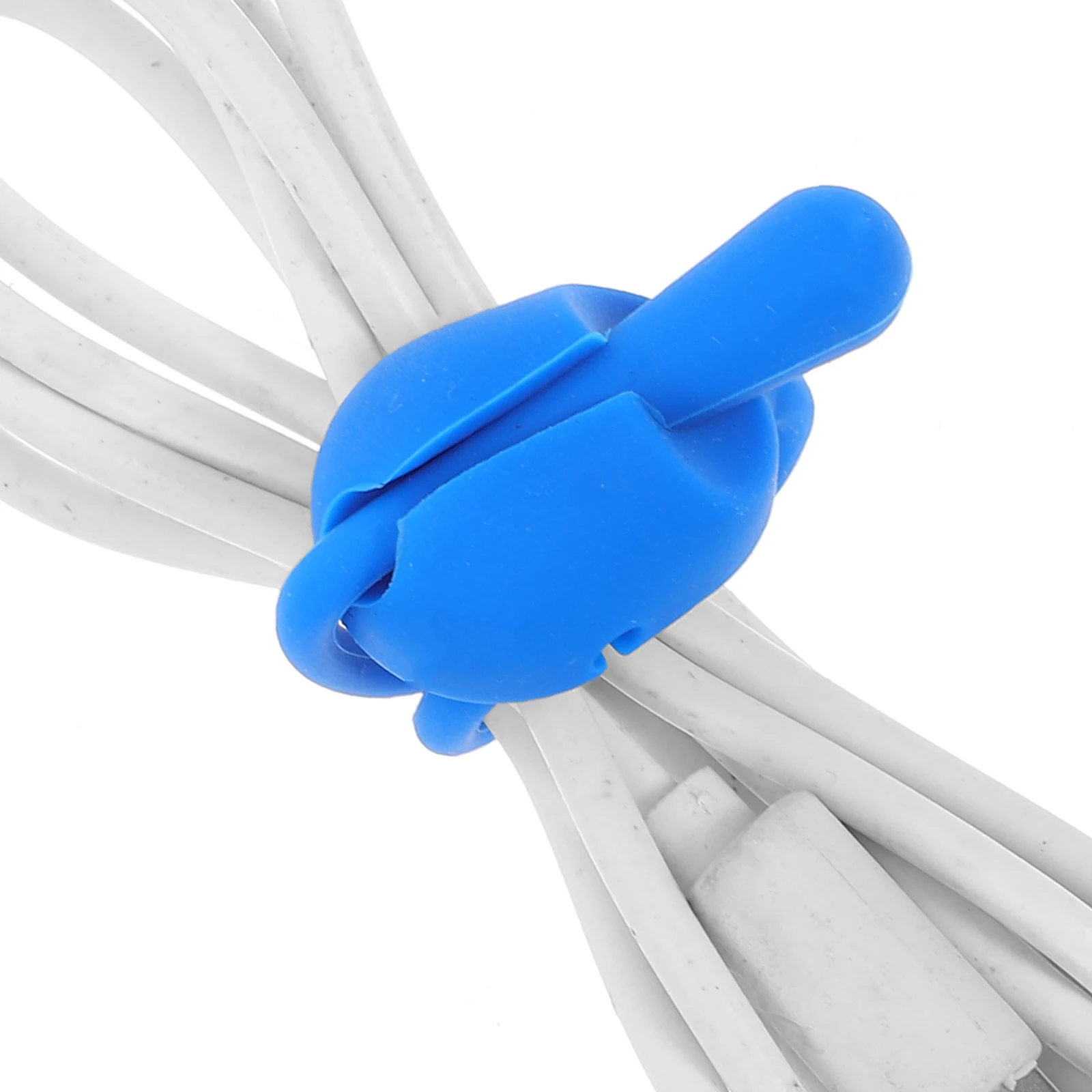 

Reusable Cable Ties Wire Manager Durable Silicone Cord Wraps Fastening Straps For Home Office Garage Cable Straps Cord Organizer