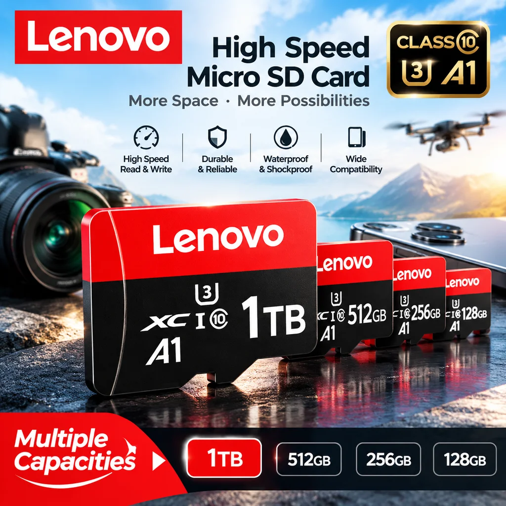 Drone Strobe Light - Carte mémoire Micro SD Lenovo 1