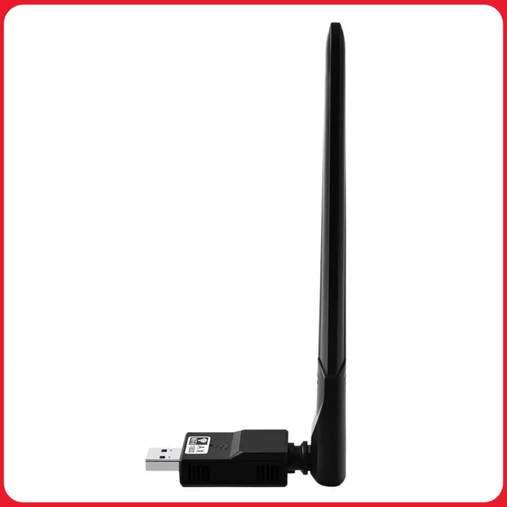 1800Mbps WiFi6 Wireless Network Card Dual Band 5GHz 2.4GHz 6dBi Antenna Plug and Play for Laptop Desktop WiFi Adapter Do