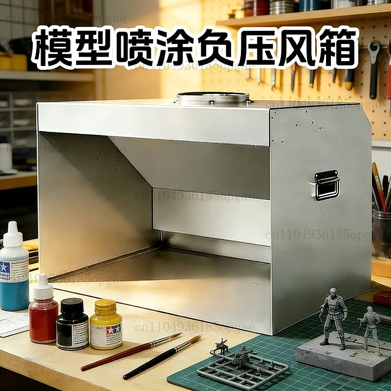 Negative pressure exhaust bellows Spray box Small large suction spraying bellows Gundam model coloring table