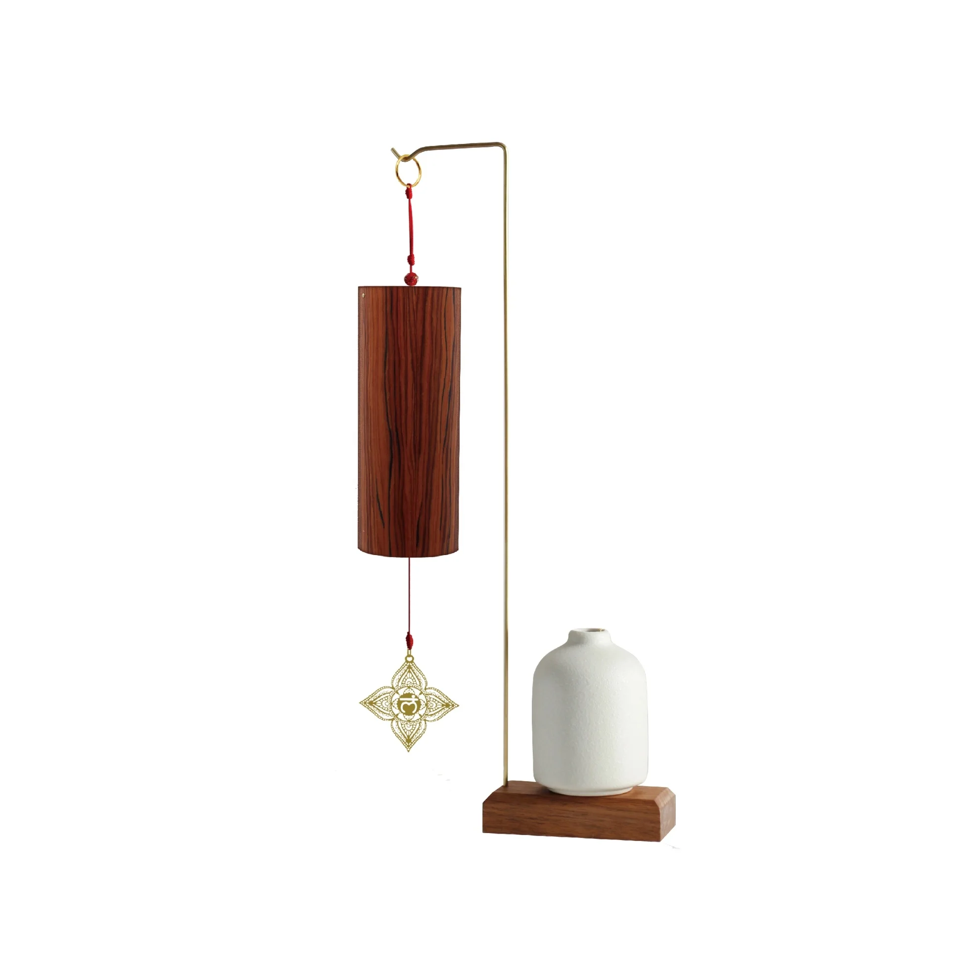 Mountain rain bamboo wind chimes home decoration chakras wind chimes roots meditation sound healing handmade outdoor garden