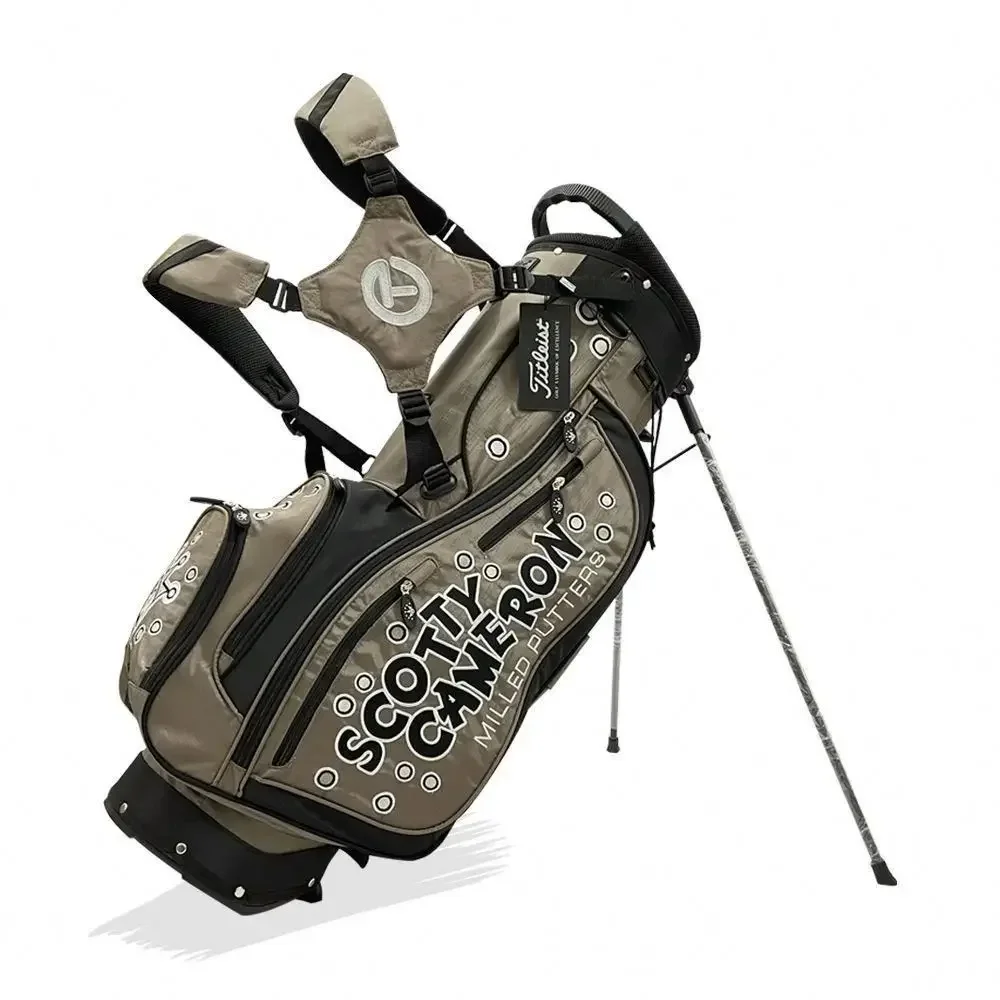 

Customized Custom Logo Waterproof White Leather Golf Bag