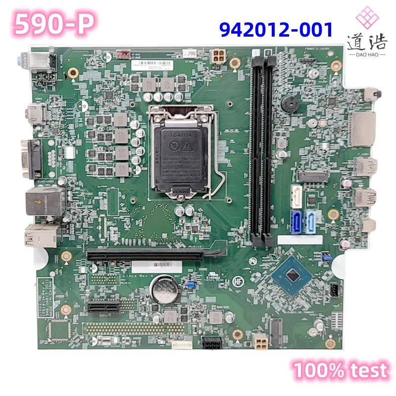 

942012-001 для HP Pavilion 590-P Mtherboard 17514-1 348.0A817.0011 942012-601 LGA 1151 DDR4 100% Протестировано на полную работу