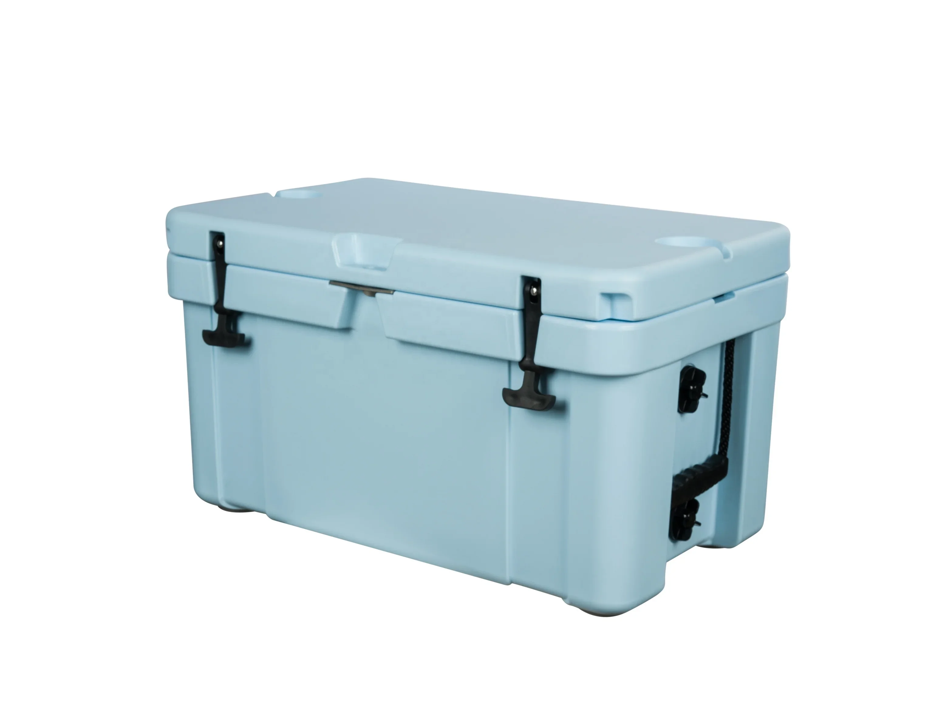 50QT Roto Molded Hard Cooler Box Insulated PE & Plastic Thermal Outdoor Camping Fishing Ice Chest Coolers