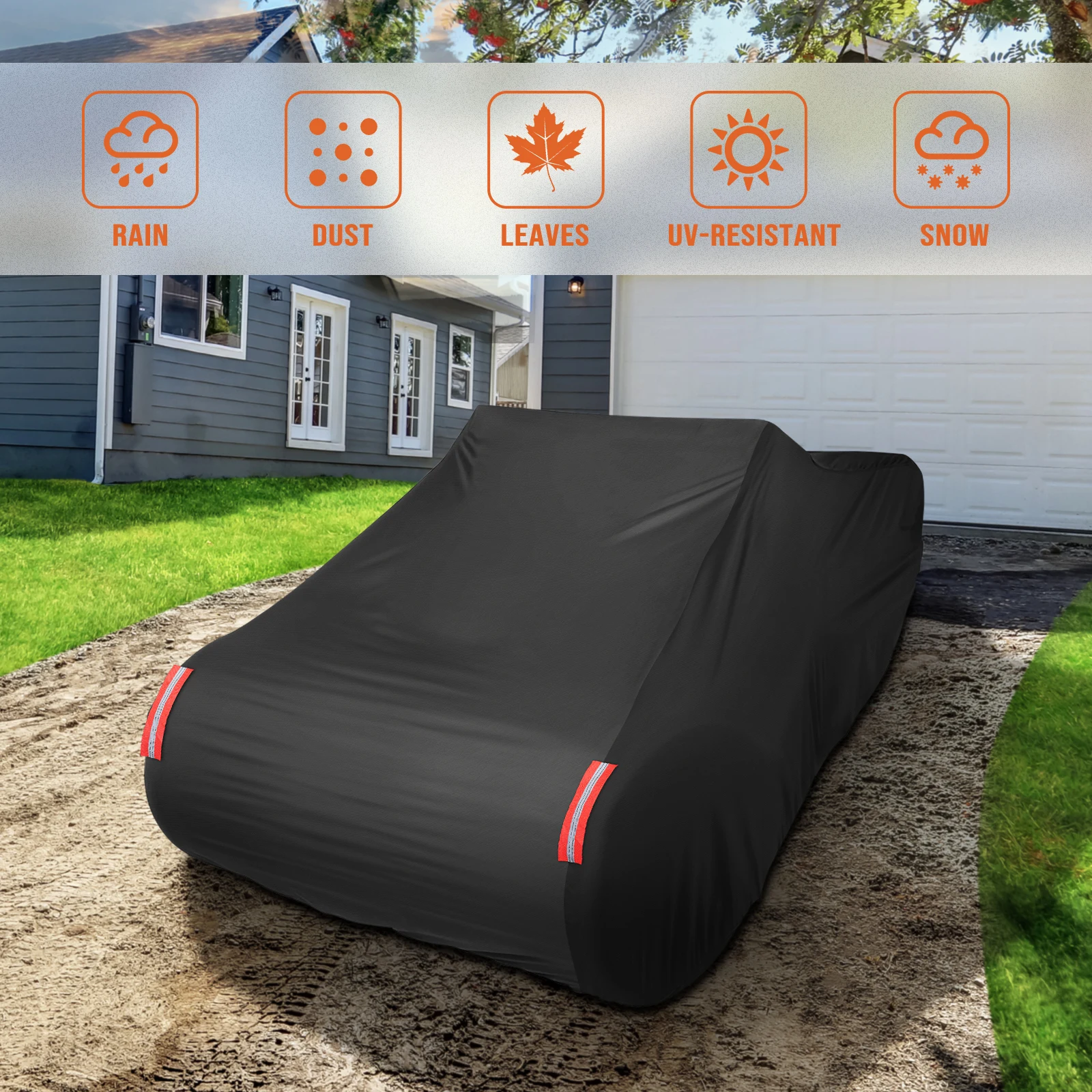 On-Road 210T Full Cover Dustproof Windproof Weather Resistant Compatible with Can-Am Ryker 600 900 Sport Rally Edition 2019-2023