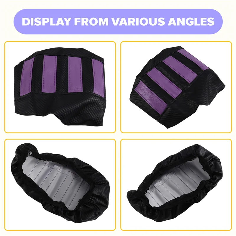 ل Surron X S SEGWAY X160 260 على الطرق الوعرة دراجة نارية مقعد يغطي للمركبات الكهربائية-قطع غيار الدراجات النارية الأرجواني