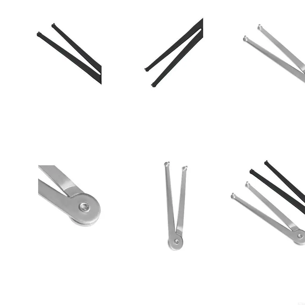 M7DA High Strength Tool Steel Double Hook Spanner Two Size Automotive Mechanical Use