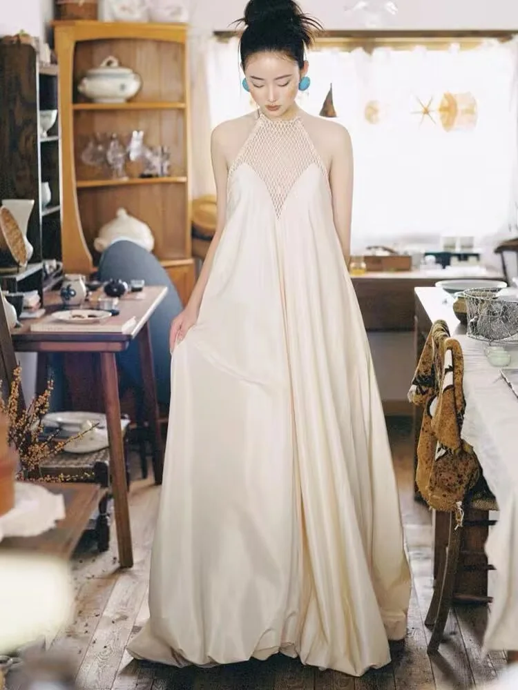 

Элегантный утренний халат-платье для женщин: роскошный дизайн, длинное вечернее платье для торжественных мероприятий