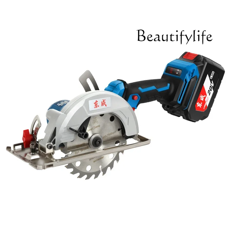

Lithium battery circular saw woodworking rechargeable brushless portable disc hand chainsaw cutting machine