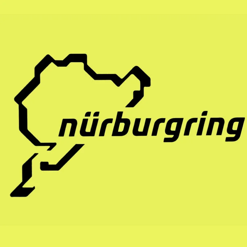 For Nurburgring Circuit Car Stickers Body Sports Automobile exterior protection BYMTM