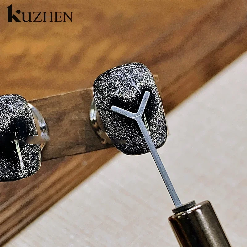 Herramientas de alambre de palo magnético para uñas en forma de Y para crear formas de corazón y lingote en las uñas amor corazón ojo de gato imán para uñas accesorios de arte