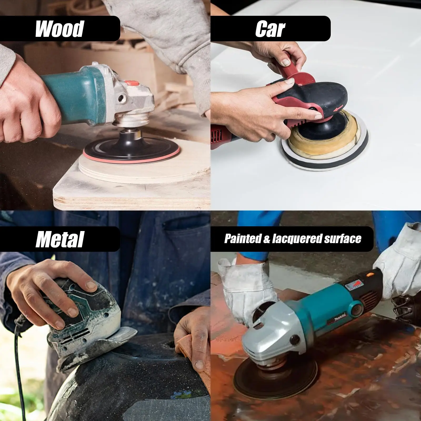 6 Inch Wet and Dry Sandpaper Set 25 Pcs Assorted Grit 1000-5000 Waterproof Silicon Carbide for Automotive Metal Sanding Grinding