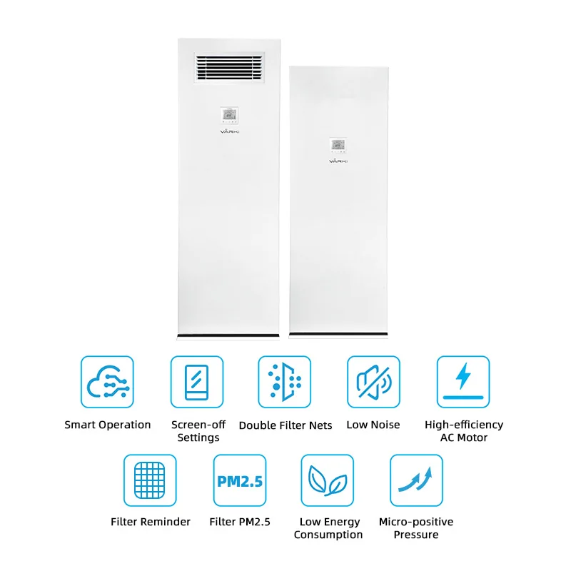 Unidirectional Flow Cabinet-type Fresh Air Ventilator  Air Purifier for  Machine Rooms & Switchgear Rooms HVAC System