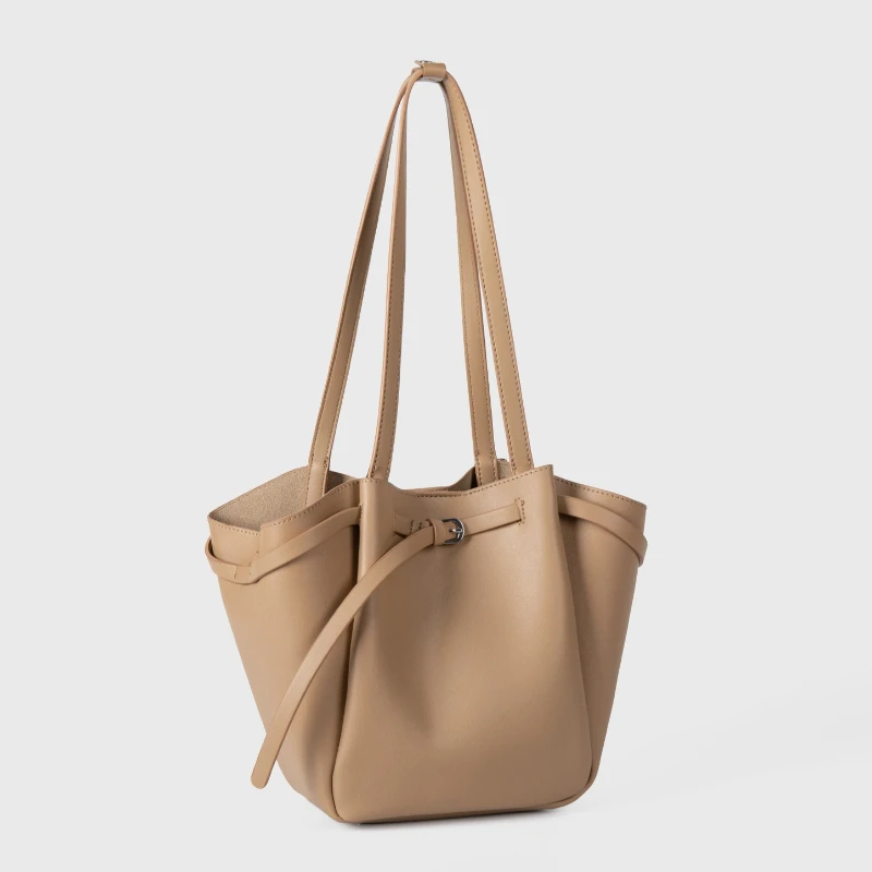 

Jonlily Women PU Leather Shoulder Bag Female Fashion Handbag Totes Small Bucket Bag Casual Daybag Commuter Bag Purse -KG2187