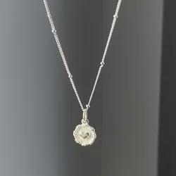 VENTFILLE-Collier de perles de bergame en forme de cœur d'amour pour femme, bijoux double face, design stéréoscopique, cadeau pour fille, vente en gros, regardé 925