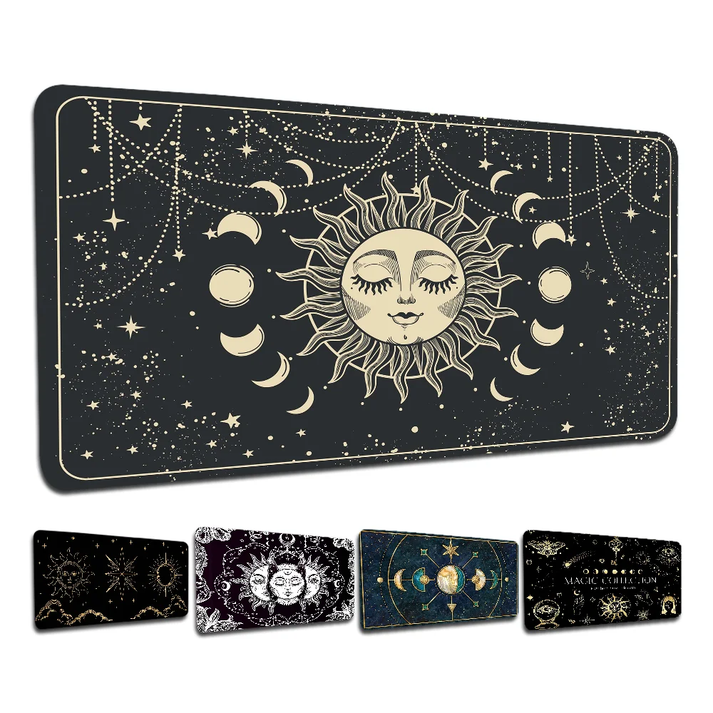 

Witches Moon Tarot Mousepad New Rubber Mouse Durable Desktop Mousepad Size For Game Keyboard Pad For Gamer