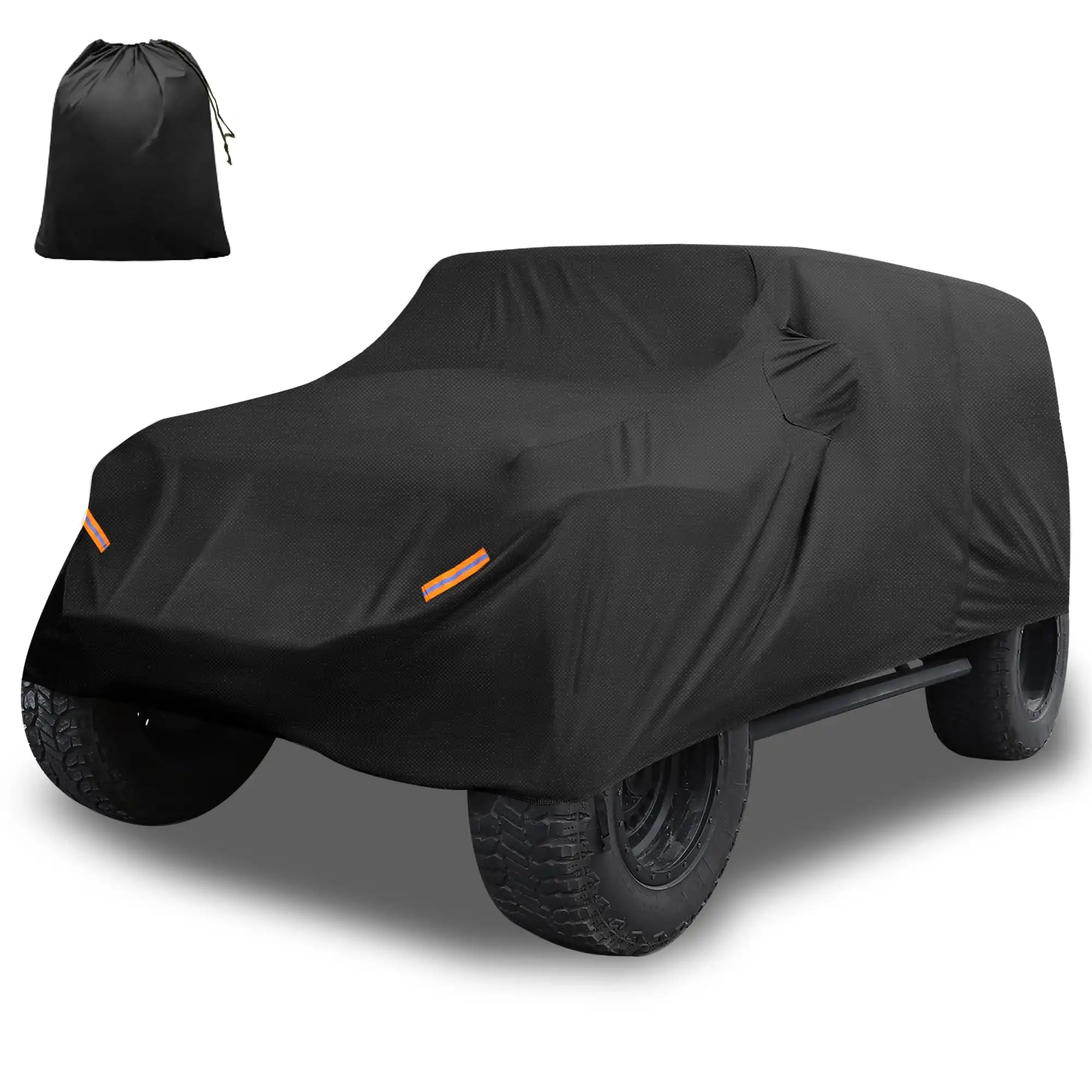 

Unique Bargains Car Cover for Jeep Wrangler JK JL 4 door 2007-2021 Sun UV Rain Protection