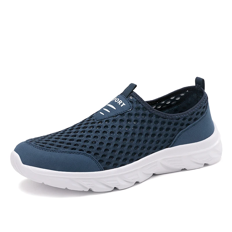 Nuovi uomini leggeri scarpe casual slip on traspirante scarpe da ginnastica casual maschili antiscivolo appartamenti da uomo scarpe da passeggio