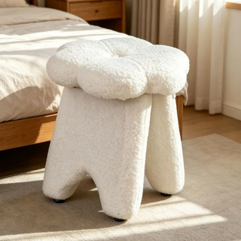 Makeup stool, shoe changing stool, bedroom dresser, makeup stool, small household
