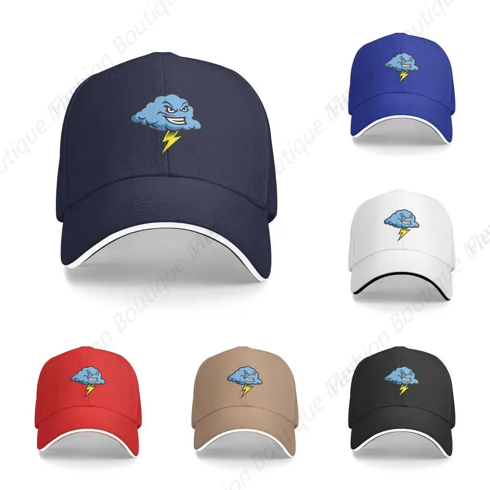 

Hot-Selling Funny Cute Clouds Printing Hat Sandwich Caps Peaked Caps Trucker Hat Men Women Outdoor Sport Travel Sun Visor