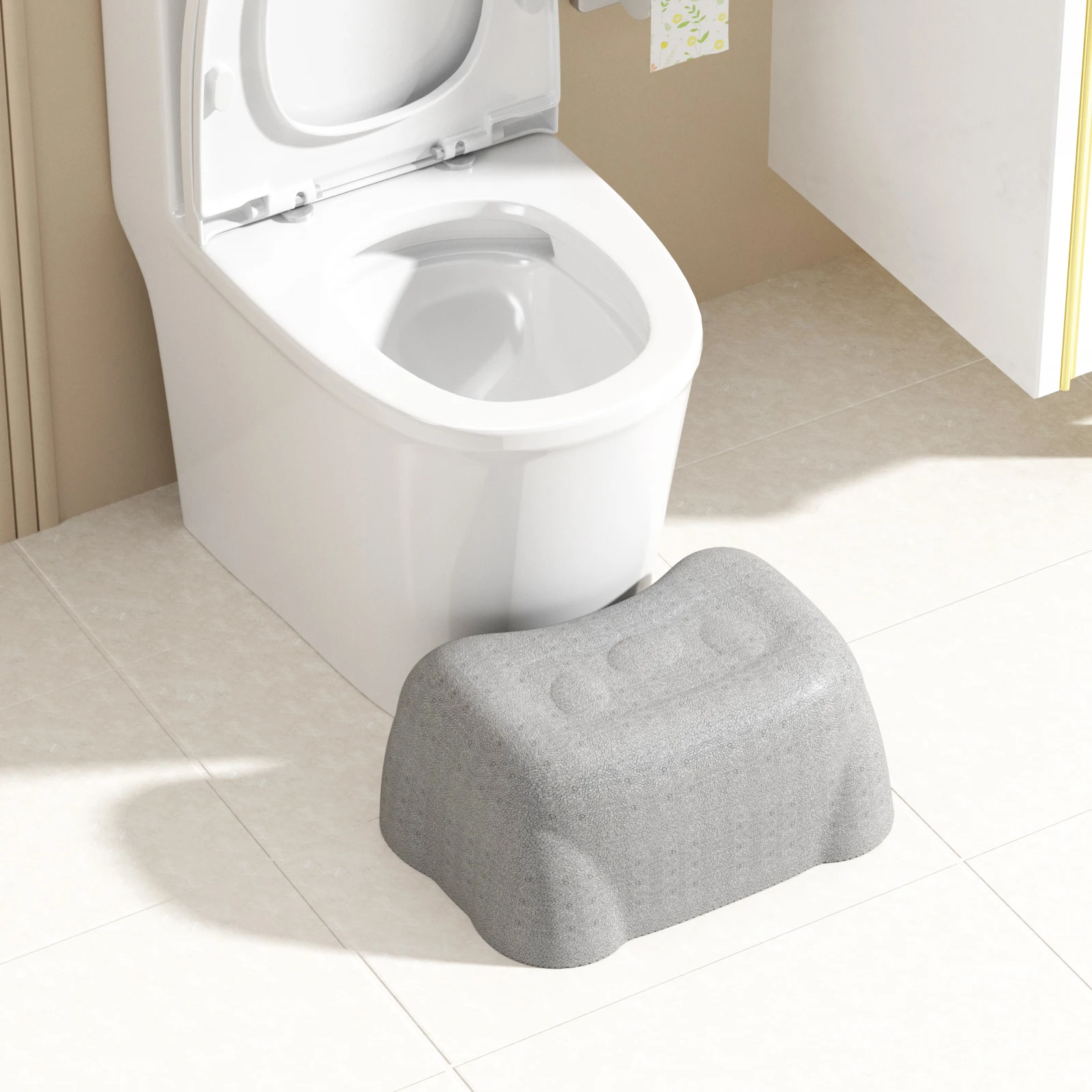 Bathroom stool Toilet footstool Toilet footstool Toilet footstool Foot pedal multifunctional children's stool