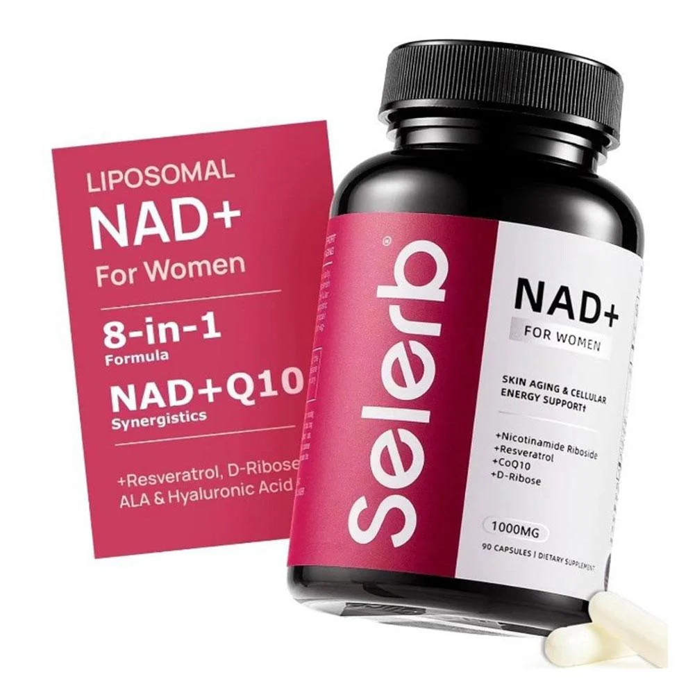 

NAD+ Supplement for Women-60 Capsules Supplement for Anti-Aging Energy Focus & Nicotinamide Riboside
