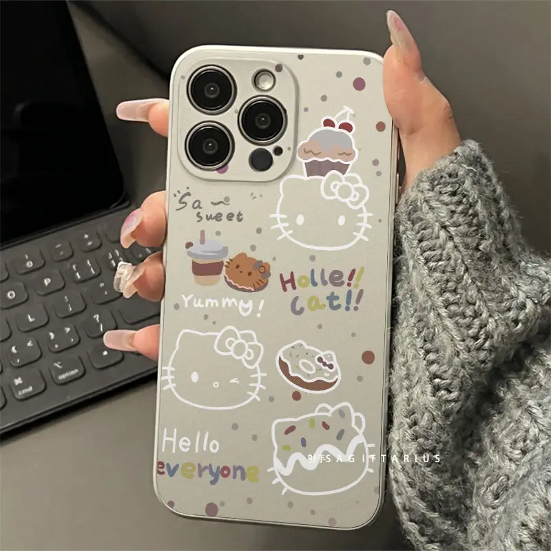 

Line KT Cat is Suitable For Apple iPhone 16 Phone case 15 14 Cartoon 13Pro 12 11Promax all inclusive 7P 8Plus