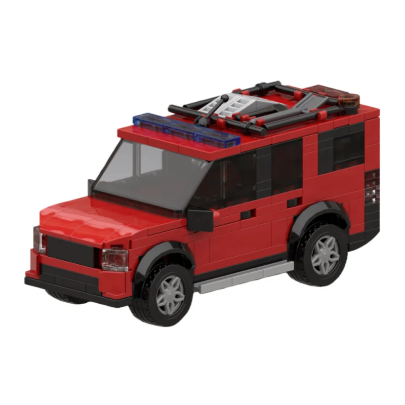 

Модель красного автомобиля MOC — игрушечные блоки из мелких деталей (390 штук) — подходит для всех энтузиастов, чтобы собрать, как настольные украшения