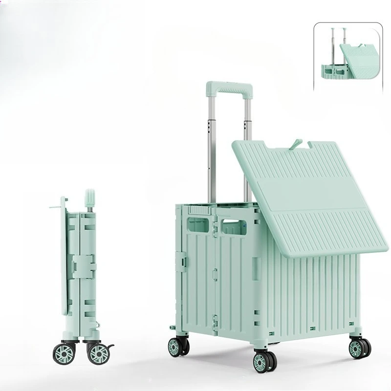 

Shopping trolley Supermarket shopping trolley Folding Internet celebrities Home take expressstall