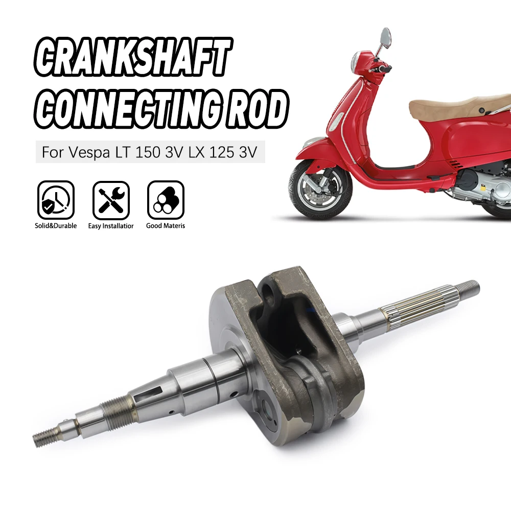 Smooth Operation Crankshaft Connecting Rod  Replacement Parts Fit Vespa Piaggio Primavera 125 i.e 2019 i-Get Yacht Club Premium