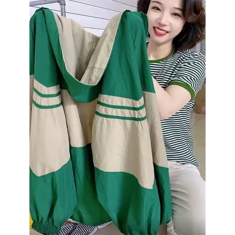Sun Protection Clothing Women's Thin Short Jacket 2025 New Korean Summer Loose Baisc Coat Casual Breathable Sunscreen Outwear