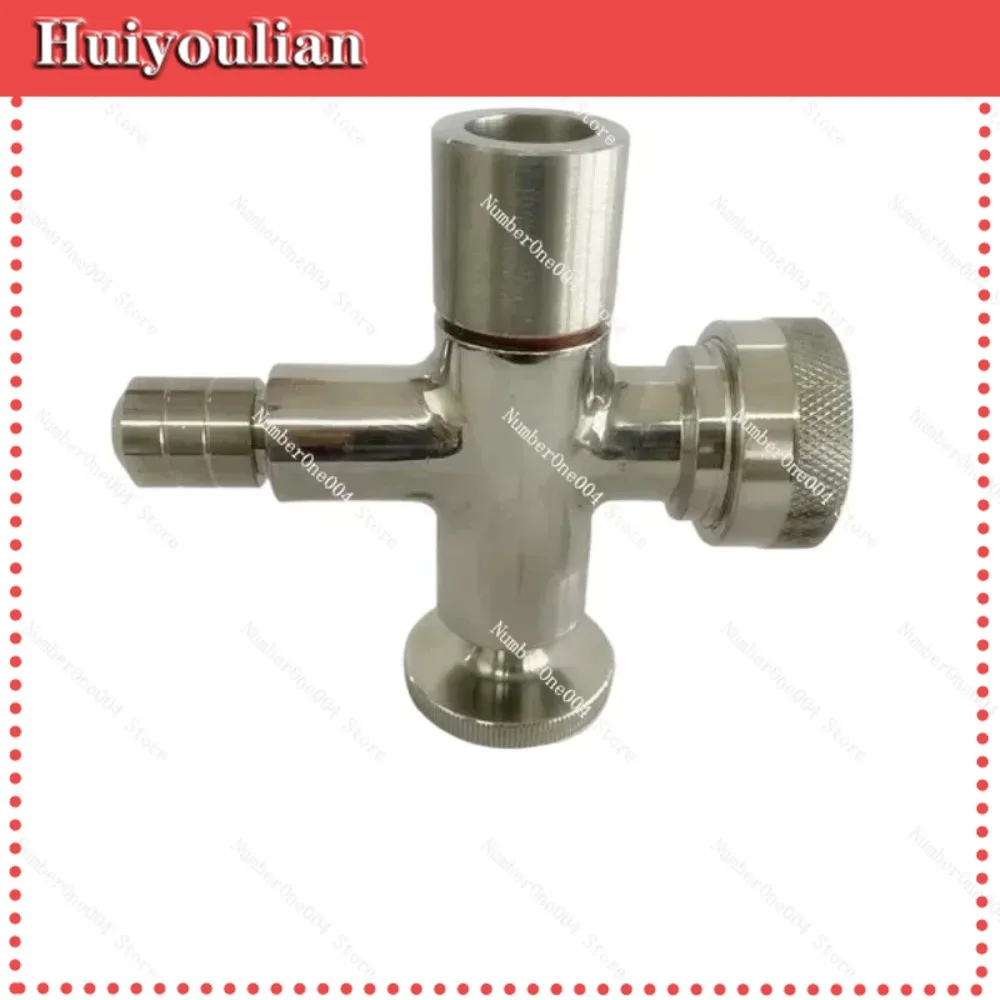 Sanitary Glass Tube Water Level Gauge Clamp Connection 3/4 Way Pipeline Tank Liquid Level Measuring Instrument