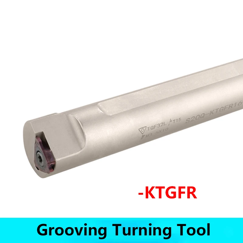 LIHAOPING Internal Grooving Turning Tools S16Q-KTGFR16 S20R-KTGFR16 S25S-KTGFR16 KTGFR KTGFR16 CNC Lathe Cutter Inserts TGF32