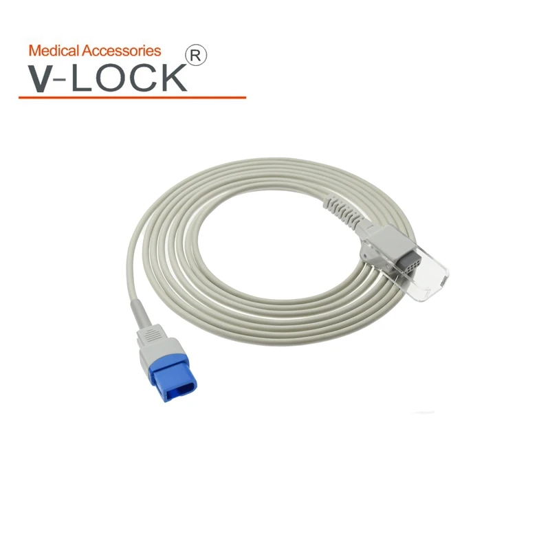 

Spo2 Adapter Extension Cable for SPACELABS,square10pin Patient Monitor