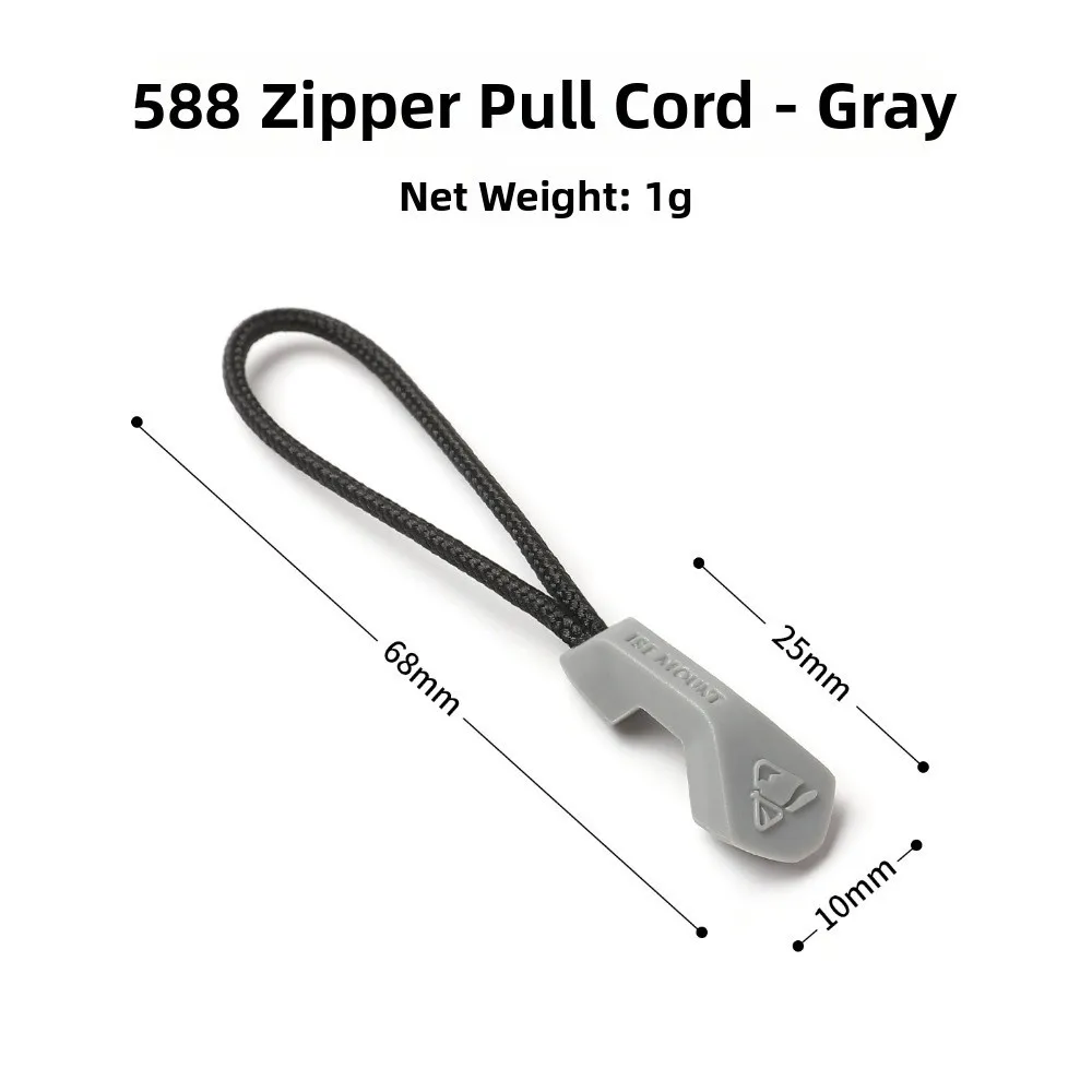 5pcs Universal Zipper Rope Anti-slip Tail Rope Multicolors Color Drawstring Zipper Puller Multistyles