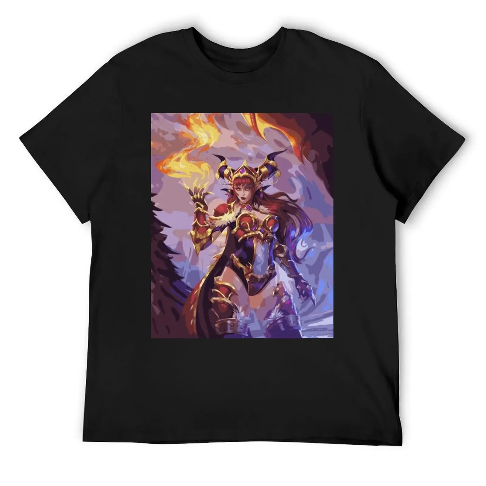 Alexstrasza From WOW Dragonflight T-Shirt man t shirt oversizeds custom shirt mens t shirts