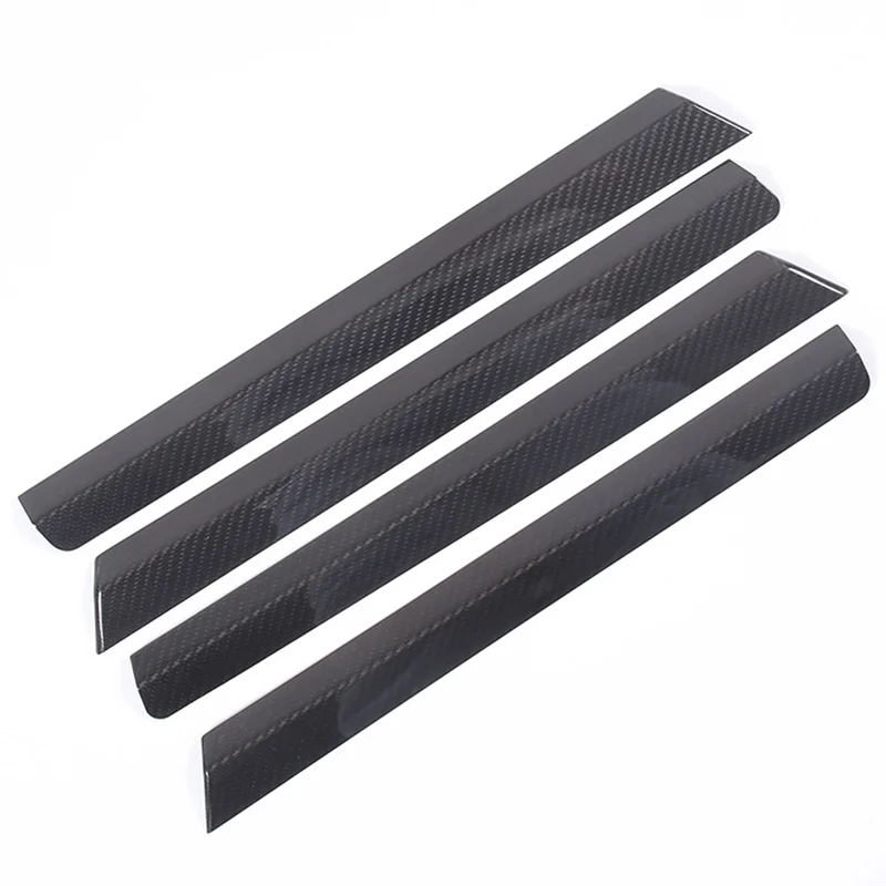 

A90Q-For Porsche Cayenne 2011-2017 Dry Carbon Fiber Car Inner Door Panel Cover Trim Sticker Parts Accessories