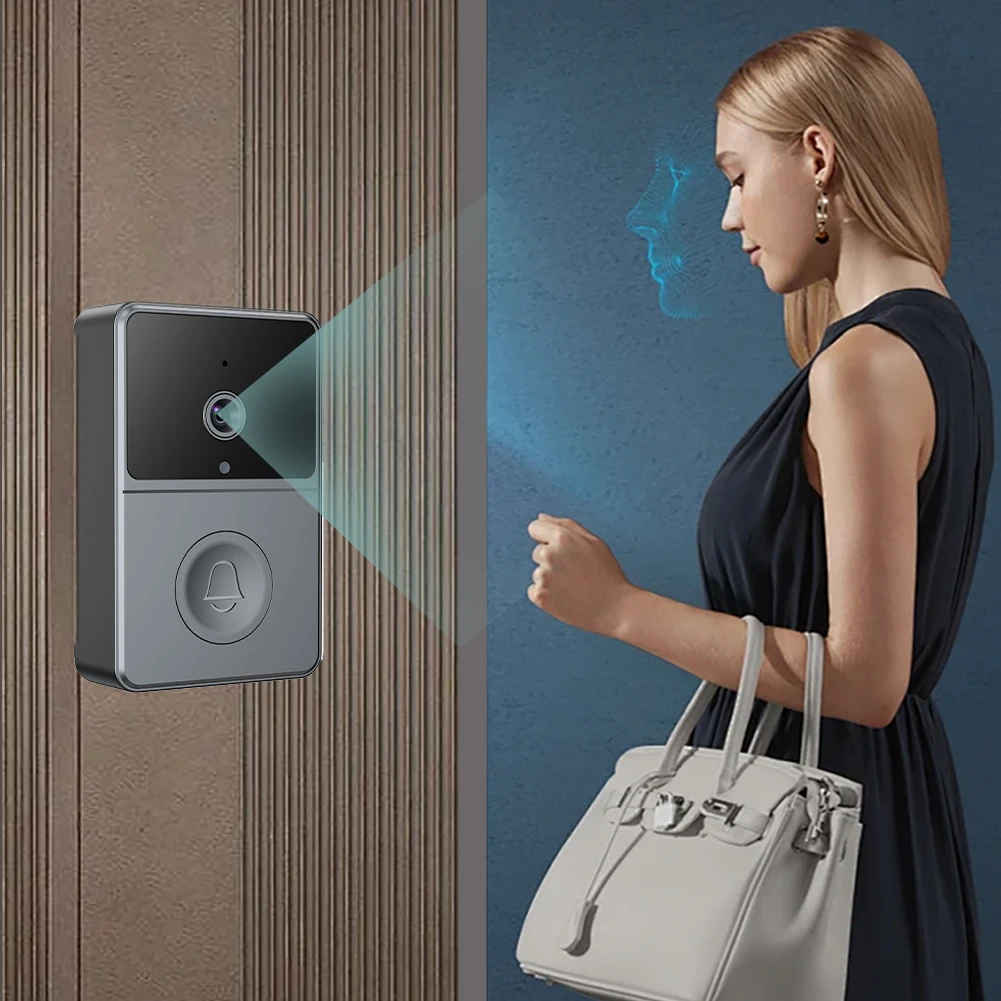 2.4G Wireless Video Intercom Doorbell 4.3 Inch IPS Screen Video Monitoring Doorbell Two Way Voice Night Vision Doorbell