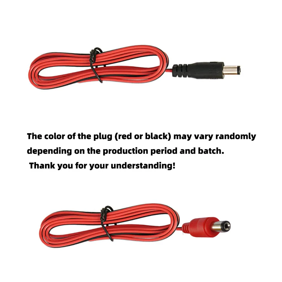 QXNY DC 5.5 * 2.1mm Power Extension Cable Plug for Car Monitor Subwoofer Sound Reversing Image Display Backup Camera Power Cord