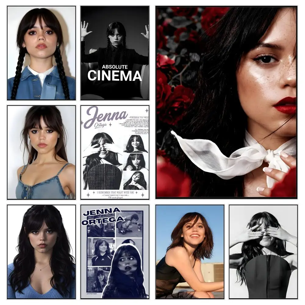 Actress J-jenna Ortega Poster Modern Luxury Wall Poster Home Decor Space Enhancer