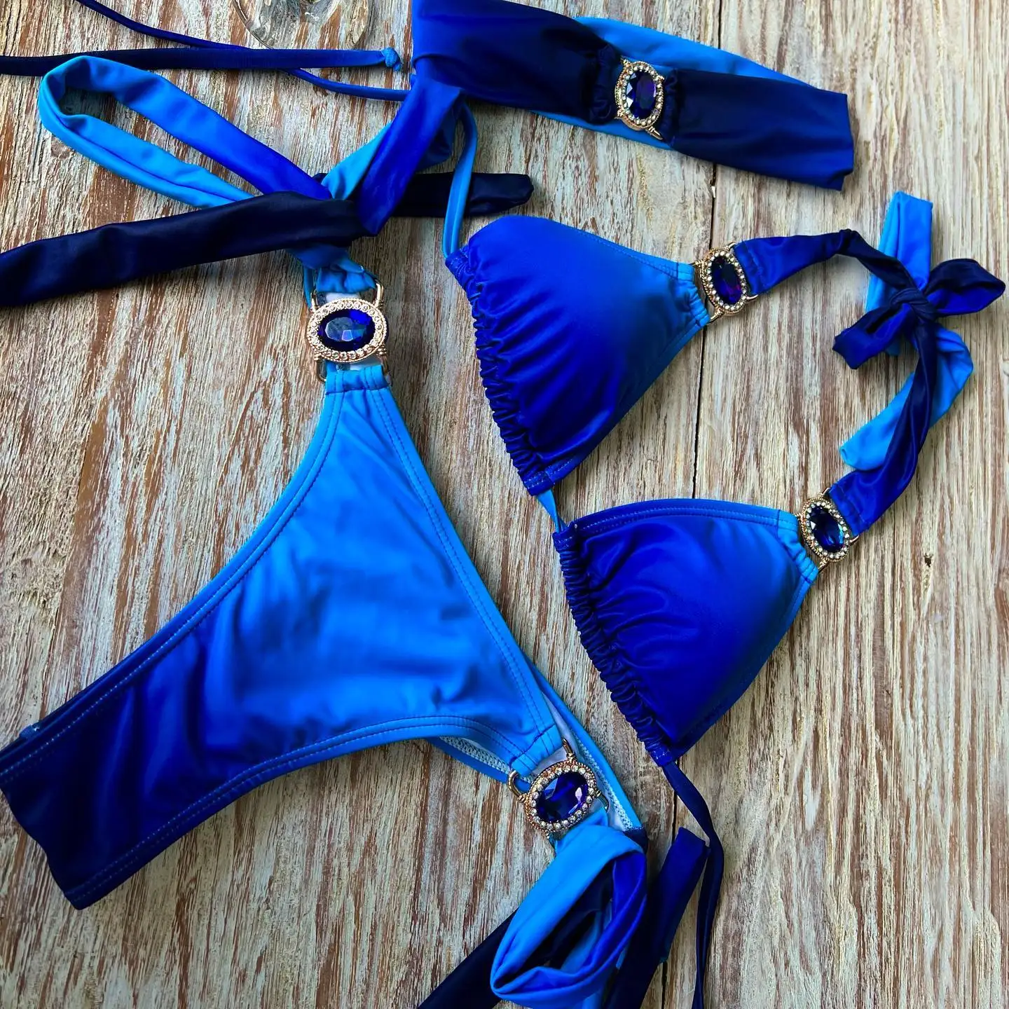 2024 sexy cristal conjuntos de biquíni brasileiro triângulo banho strass maiô g-string biquíni maiô biquini beachwear