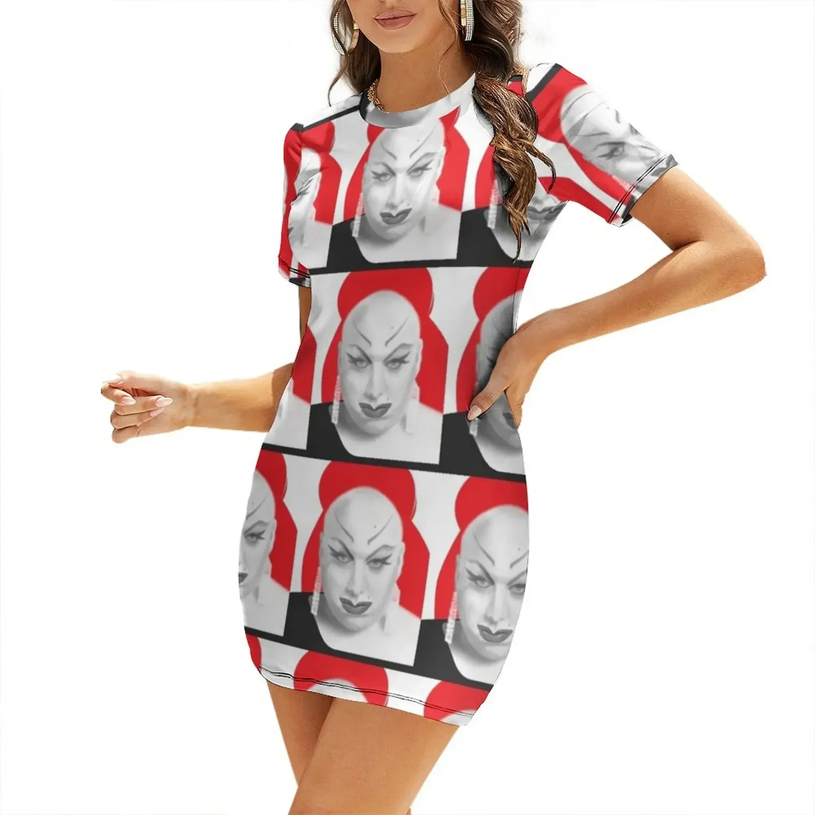 

Queen of Filth Short-Sleeved Dress Bride dresses dresses for special events summer dress woman 2026 trendy dress women summer