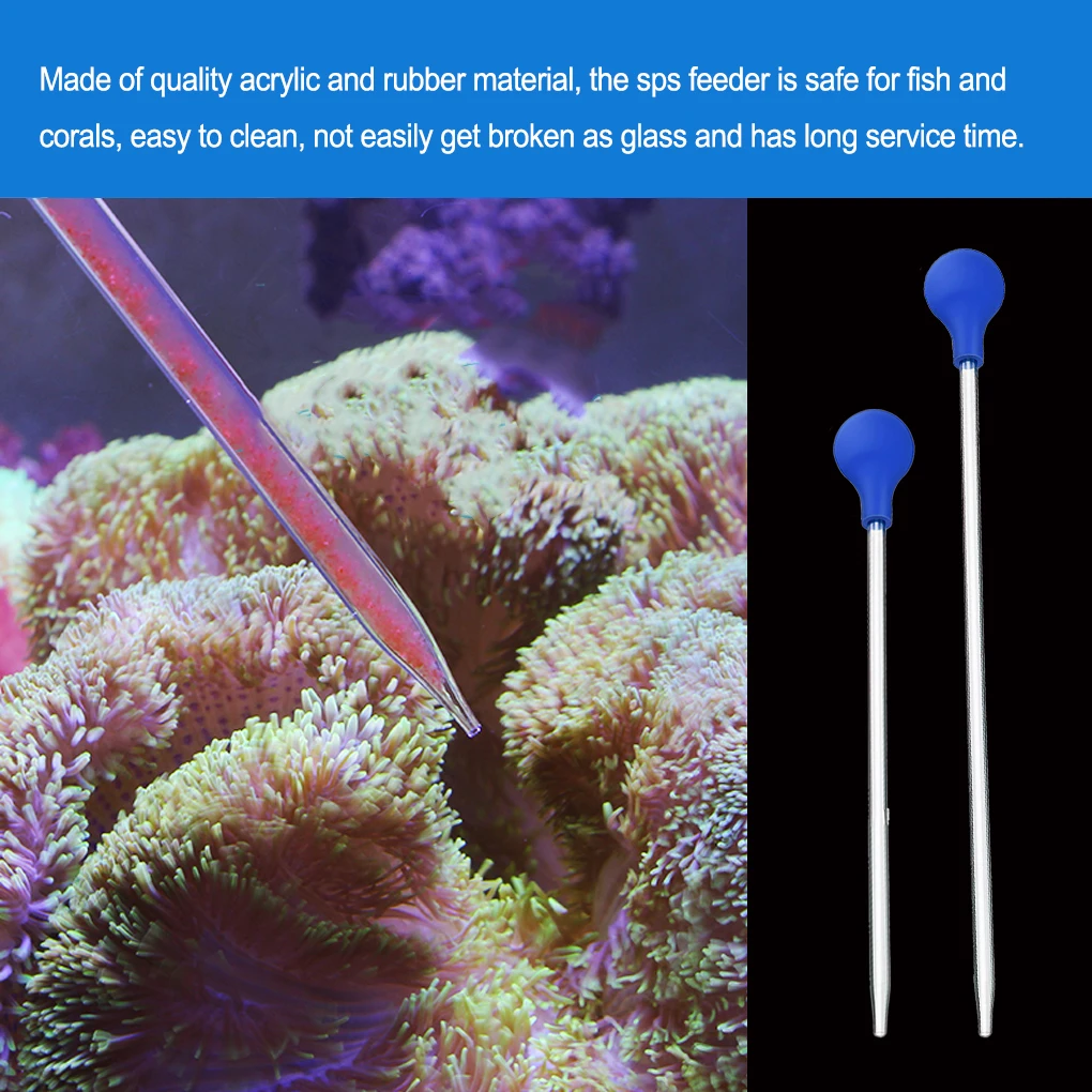 Aquarium Coral Feeding Tube Office Corals Feeder Freshwater Water Changer Fertilizer Pipette Dropper Accessory 55cm