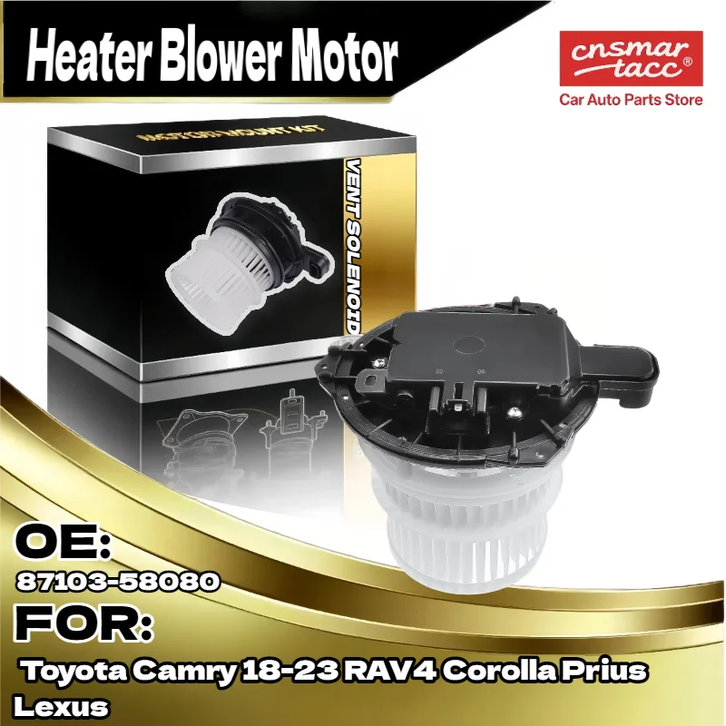 

87103 58080 AC Heater Blower Motor Brushless for Toyota Camry 2018 2023 RAV4 Corolla Prius for Lexus