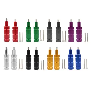 오토바이 미니 CNC 헤드라이트 브래킷, M8, M6 볼트, 자전거 스포츠 테일 라이트 스포트라이트 브래킷, 포스트 지지 베이스 마운트