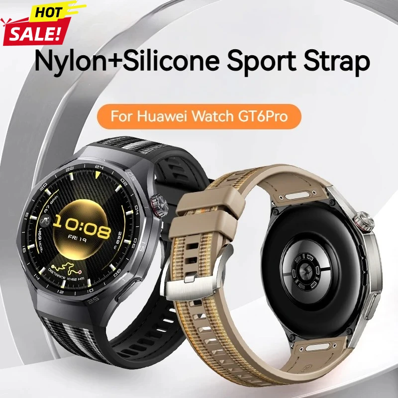 Offizielles No-Gaps-Armband für Huawei Watch GT6 Pro, Original-Composite-Armband für Huawei GT6 Pro Smartwatch-Zubehör.