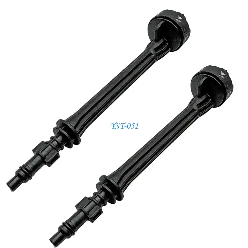 E15A 6 In 1 Plastic Pressure Washer Nozzle with Wide Rotating Control Head and 6 Water Flows for Focused Washing, Broad Rinsing