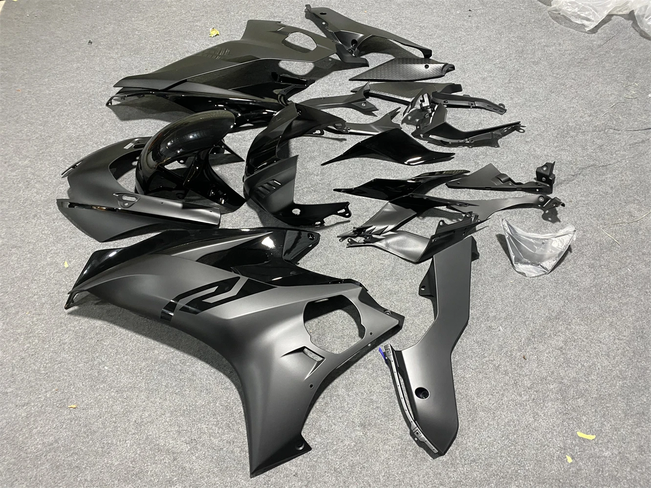 Motorcycle Fairing Kit fits YZF-R6 2017 2018 2019 2020 2021 YZF600 17 18 19 2021 Year Fairing Bright Black Black motorcycle